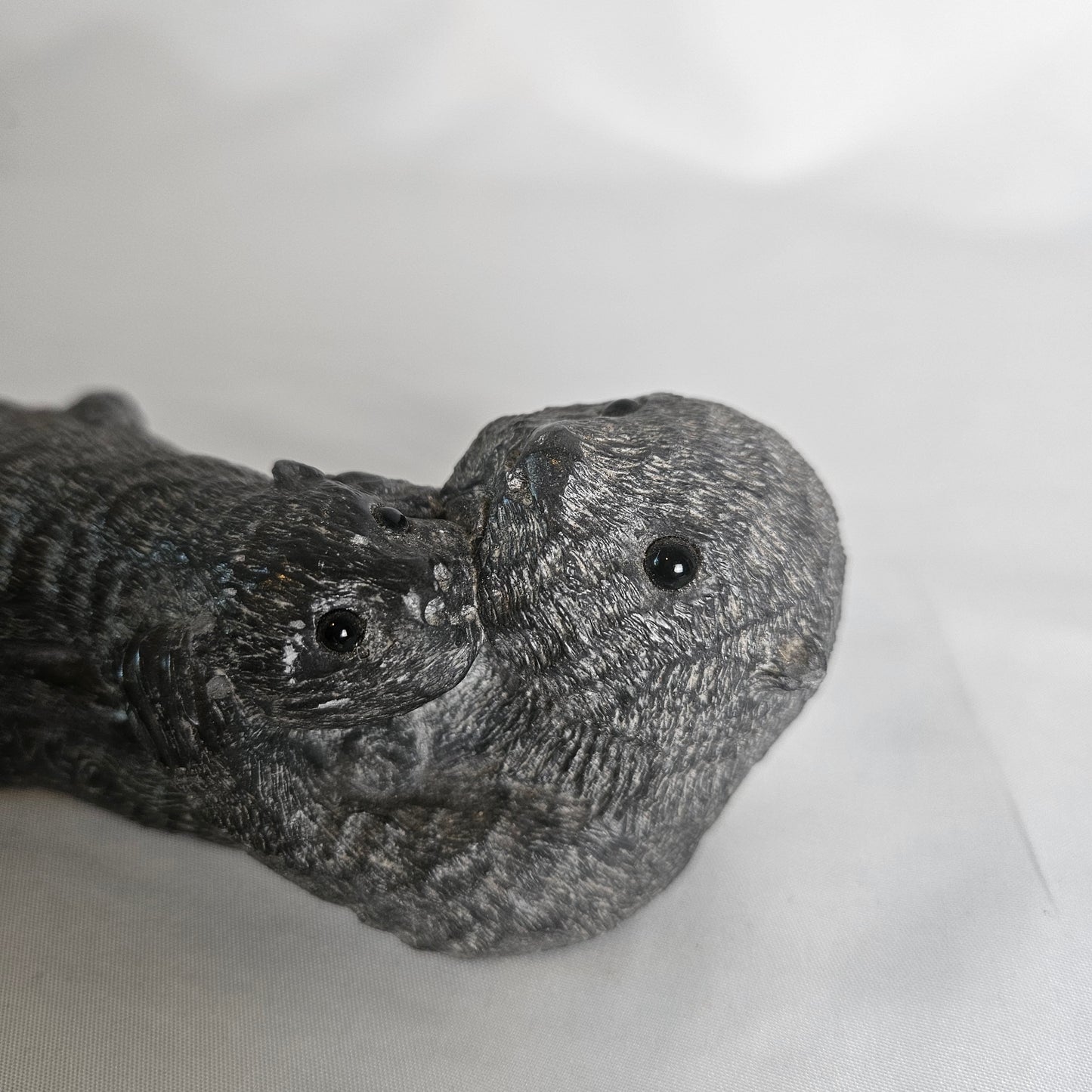 Ottor Mom and Baby Sculpture by Wolf Original, Canada