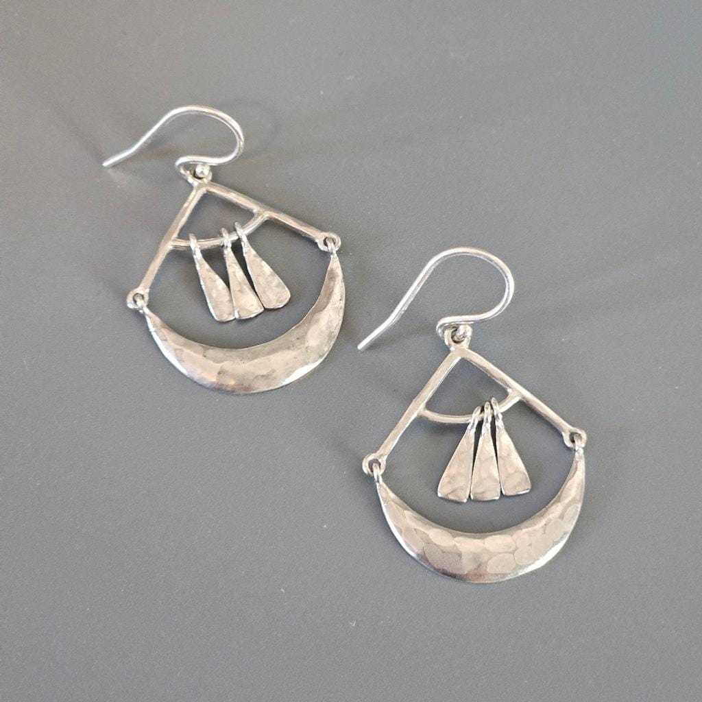 Silver Silpada Swing Earrings