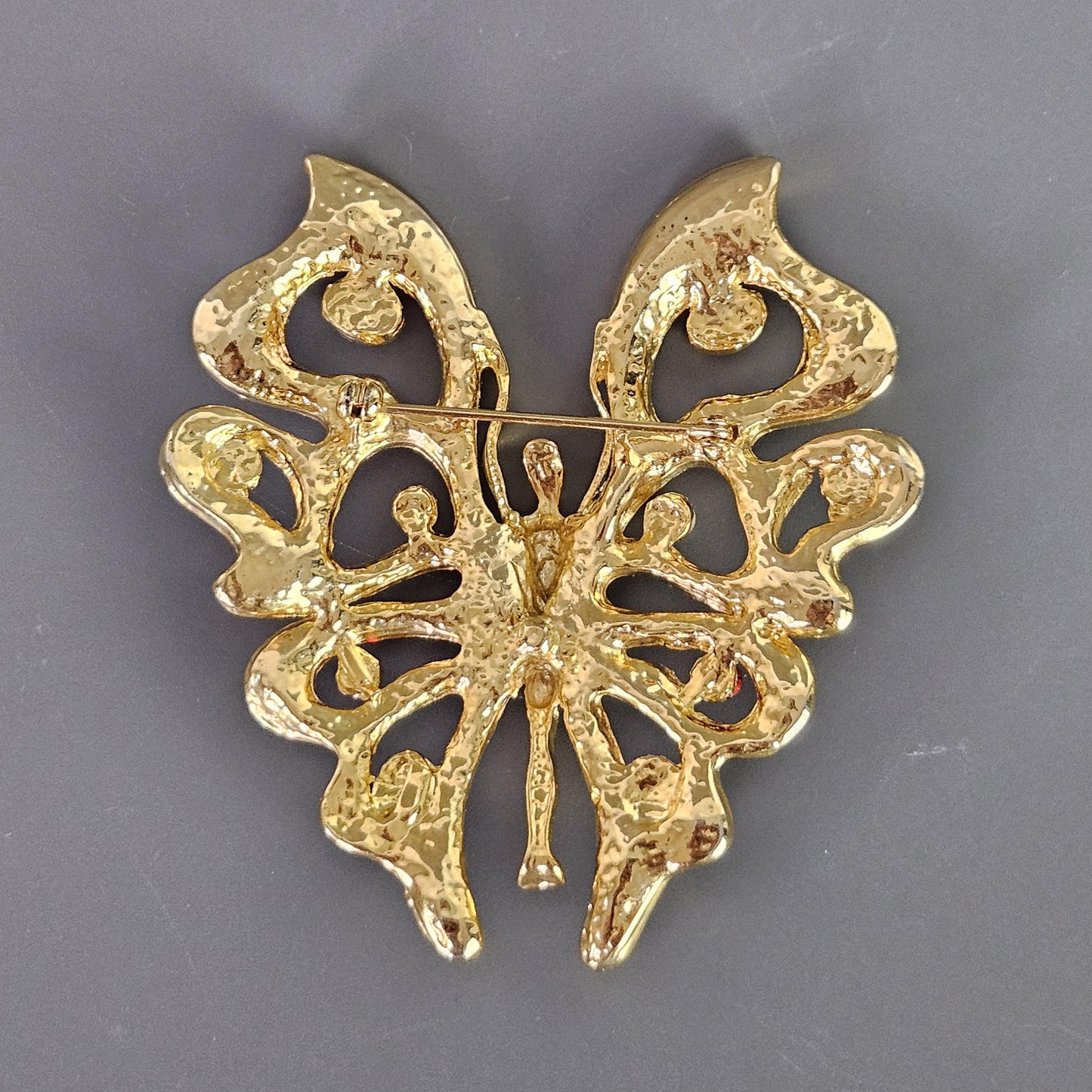 Vintage Multicolor Butterfly Fashion Brooch