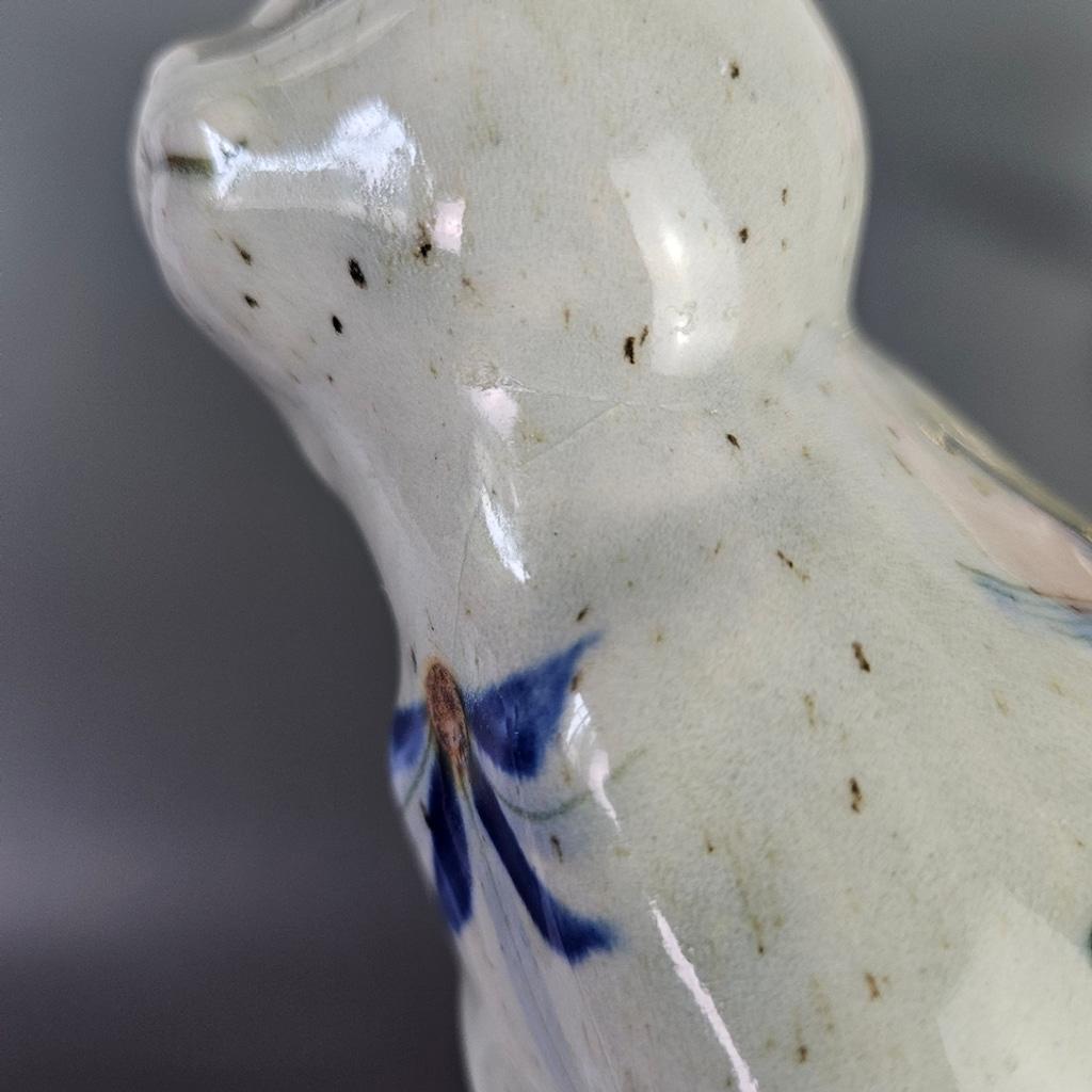 Vintage Hand Painted Cat Figurine