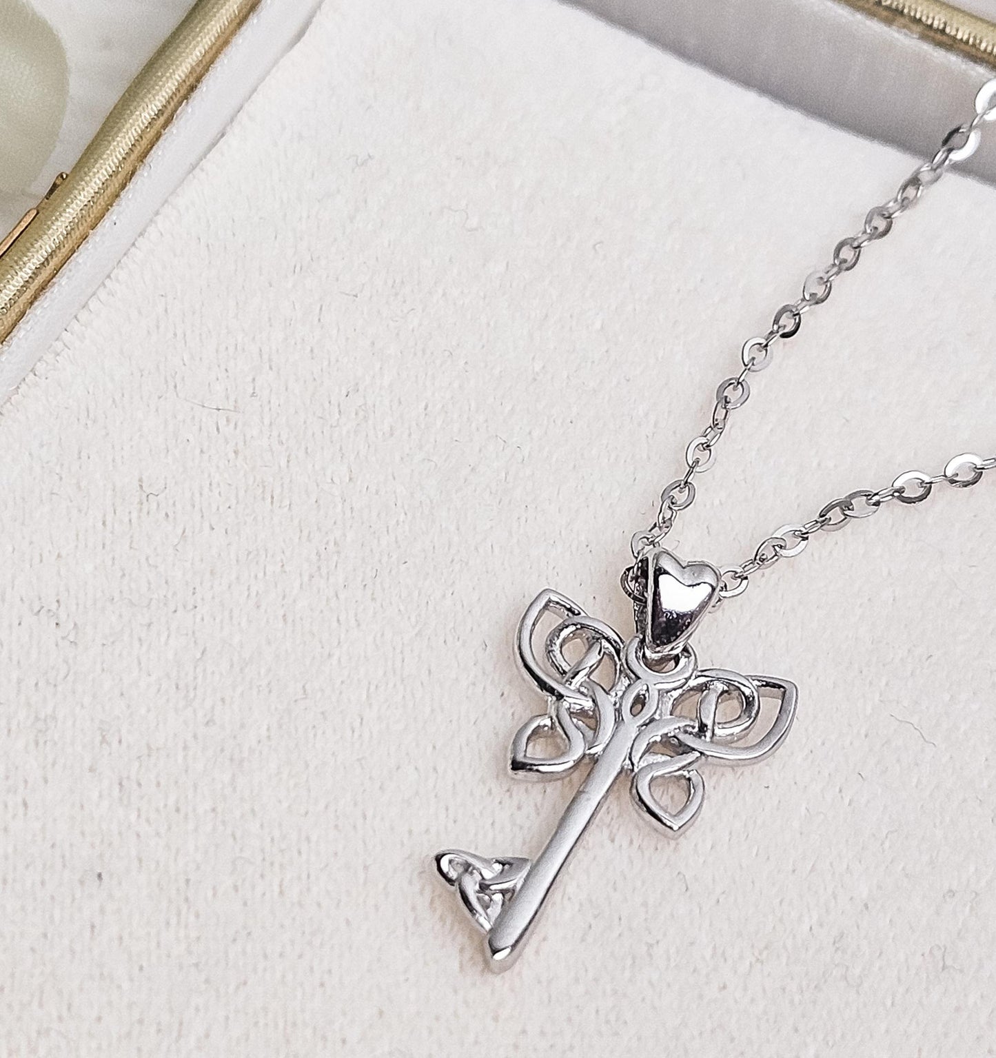 Celtic Butterfly Key 925 Pendant Necklace