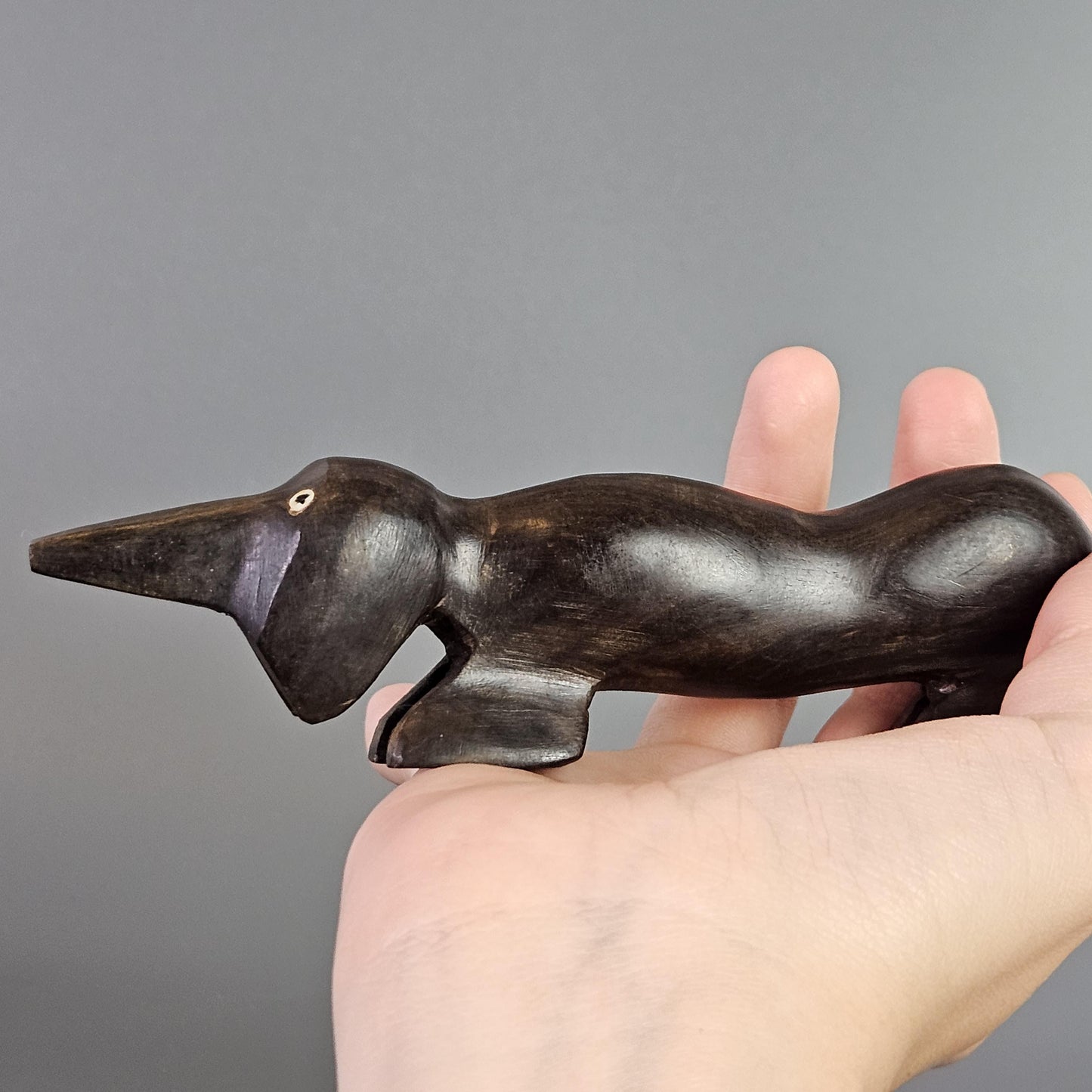 Wooden Handmade Dachshund Figure