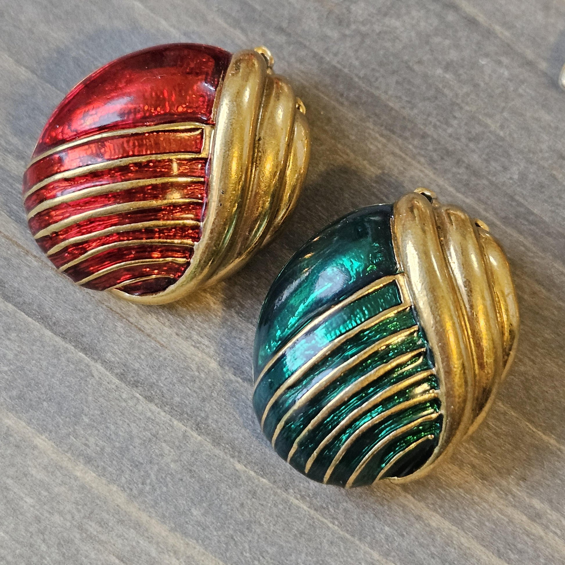 Vintage Clip-On Earrings, Flower, Strawberry, Star, and Holiday Designs