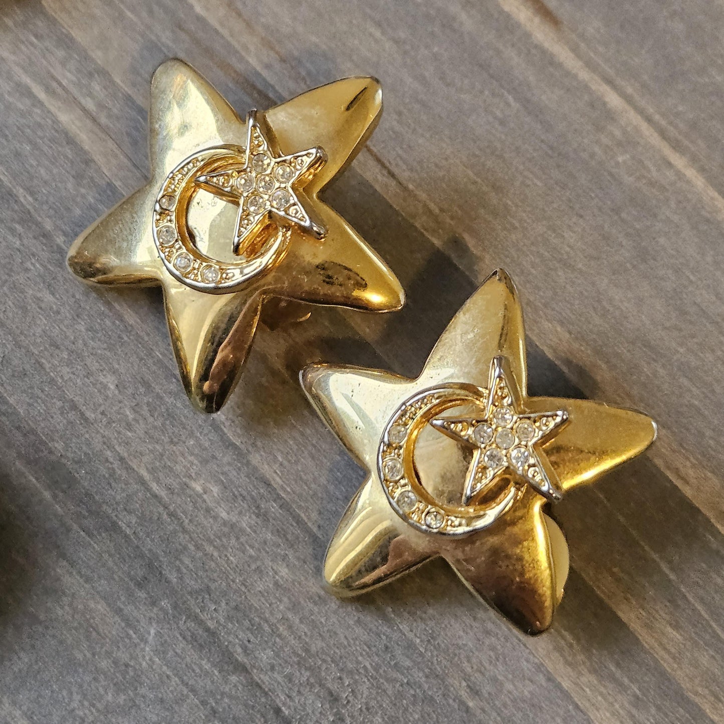 Vintage Clip-On Earrings, Flower, Strawberry, Star, and Holiday Designs