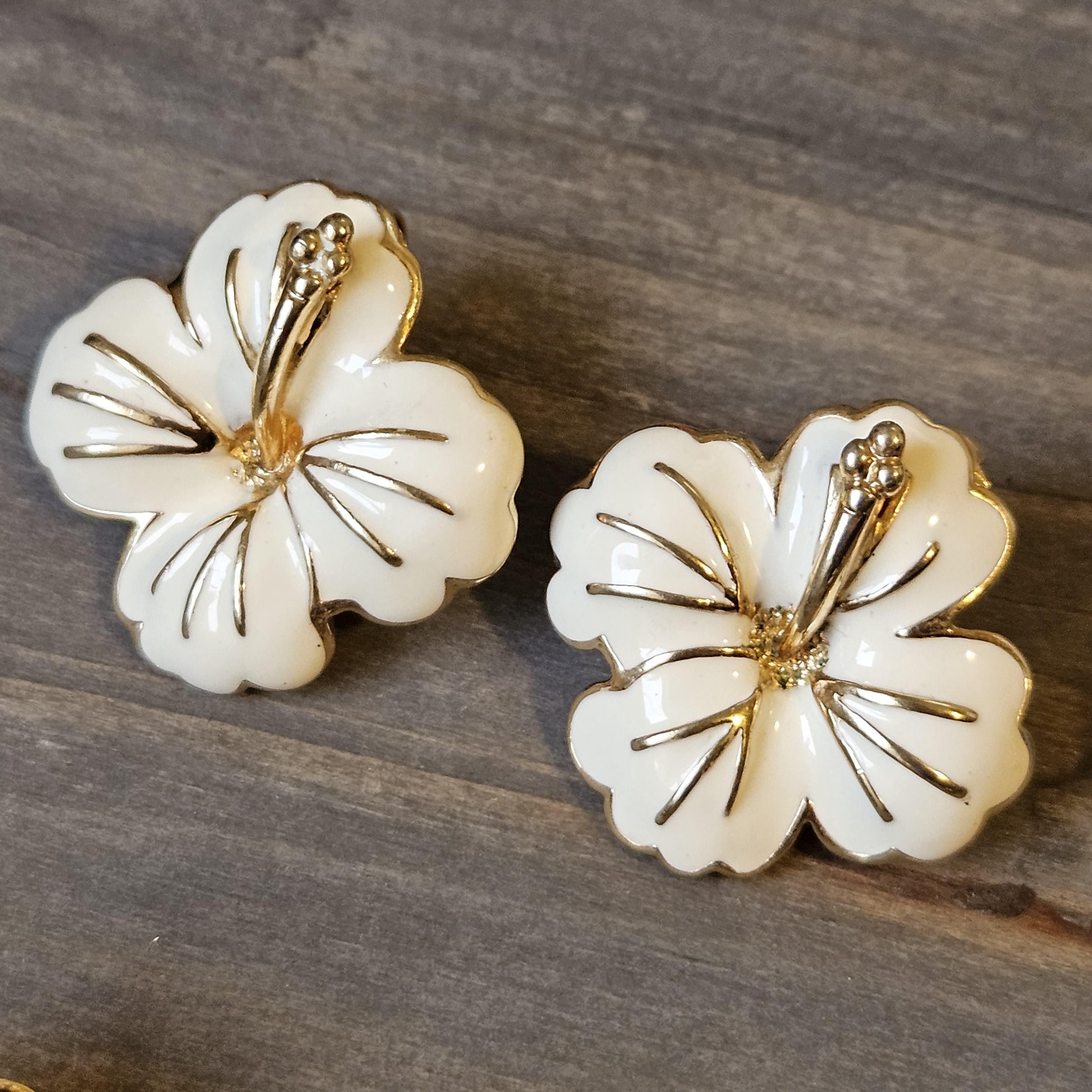 Vintage Clip-On Earrings, Flower, Strawberry, Star, and Holiday Designs